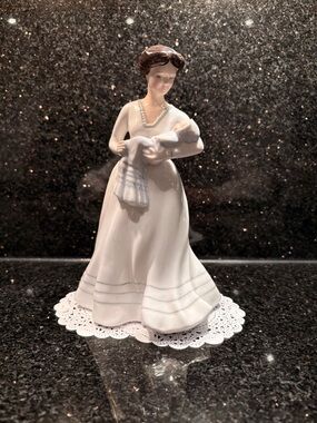 Royal Doulton White Christening Day Porcelain Figurine Base